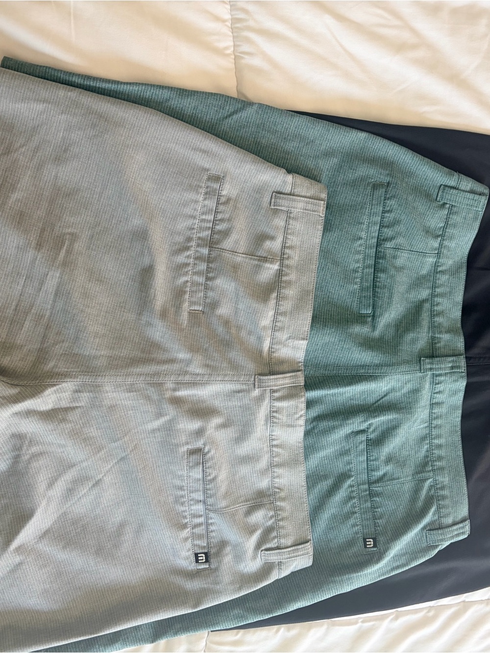 Travis Mathew Men's Shorts Trio - Black, Teal, Light Gray - Picture 2 of 3